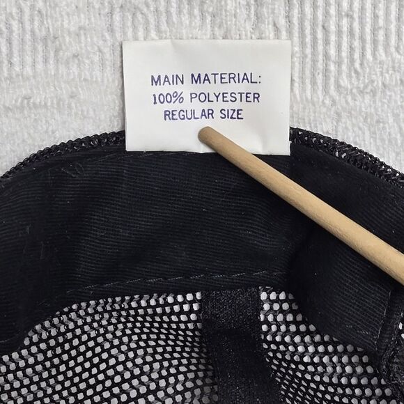 D.A.R.E Washington Say No To Drugs Black Mesh Trucker Hat 80s 90s Kids Program - Picture 7 of 8